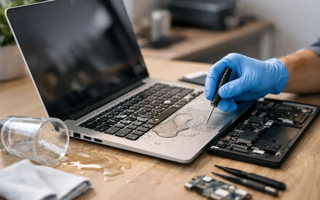 Laptop Water Damage Repair: What to Do Fast